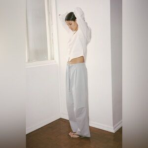 Deiji Studios Bartack Trouser Pant in Sky (Medium)